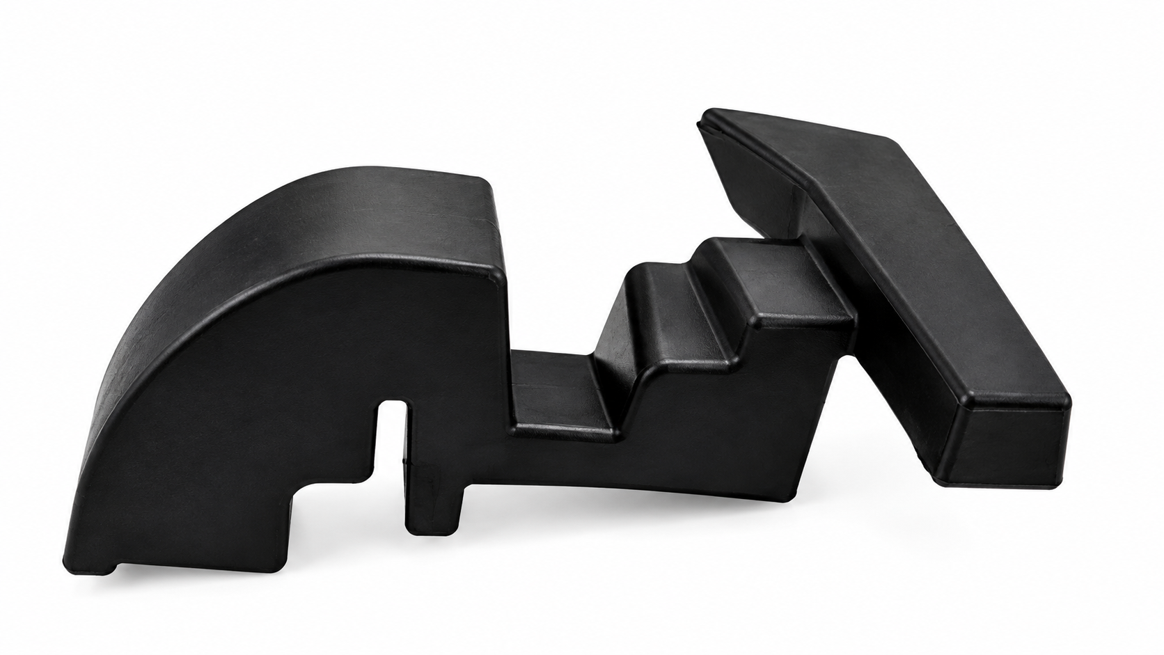 Black Stepped Molded Rubber Component.png