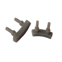 Dual-stud Curved, Silicone Plug